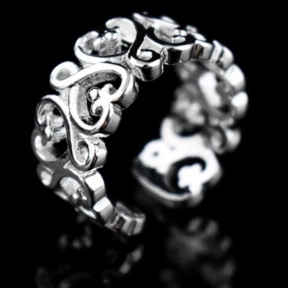 Decorative Hearts Ring  - Picture 1 of 4